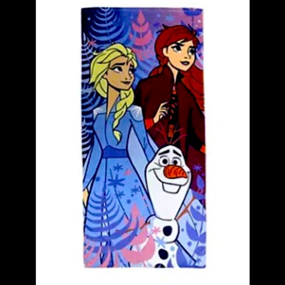 NEW Disney frozen 2 beach towel $24 Elsa Anna Olaf Easter